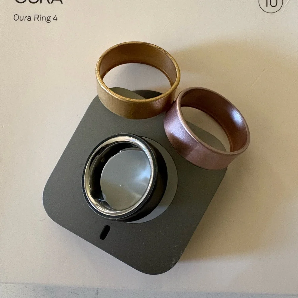 Smart Wellness Ring in Black - Advanced Sleep & Activity Tracker